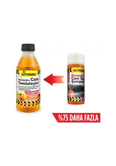 Automix Cam Temizleyici Konsantre Mango 100 Ml 44924