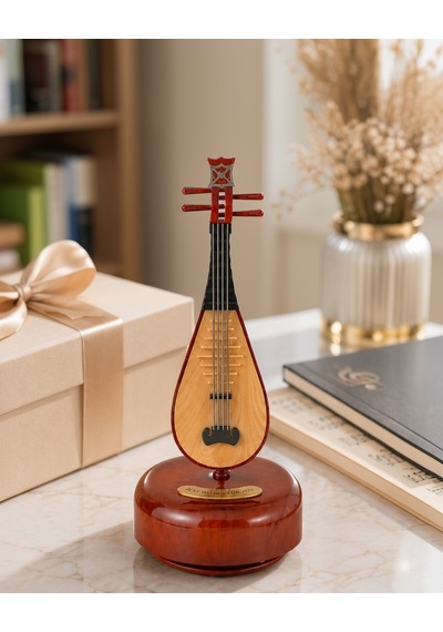 Dekoratif Müzik Kutusu Enstrüman Figürlü Melodi Çalan