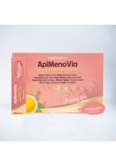Apimedicine Premium Apimenovia Ballı Fonksiyonel Bitki Ekstrakt Çayı 12'li Paket - Kadınlar İçin Özel Yaşam Evresi Desteği