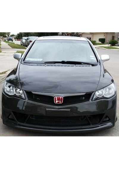 Honda Civic 2006-2012 Fd6 Kırmızı H Ön Panjur Logo