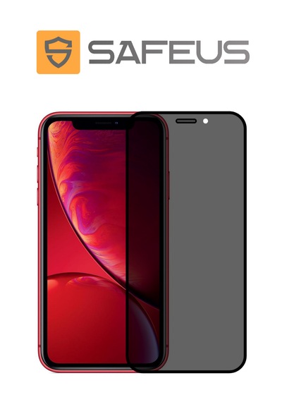 Safeus Tam Kaplayan Hayalet Parmak İzi Bırakmayan Safir Ekran Koruyucu Cam , Apple Uyumlu iPhone Xr İle
