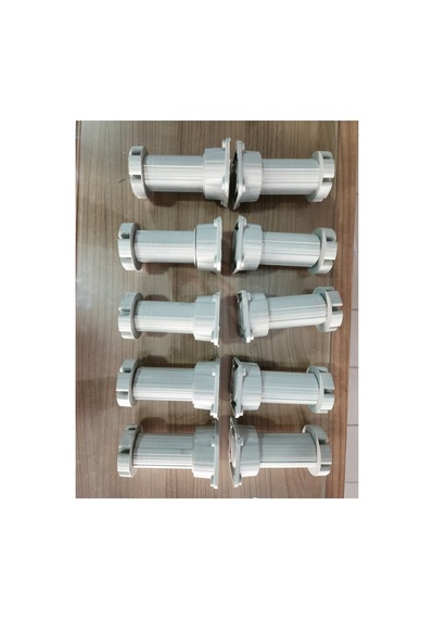 10 Adet 10 Cm Ayarlı Baza Ayağı - Masa Ayakları - M Gri - 495250463 Gri
