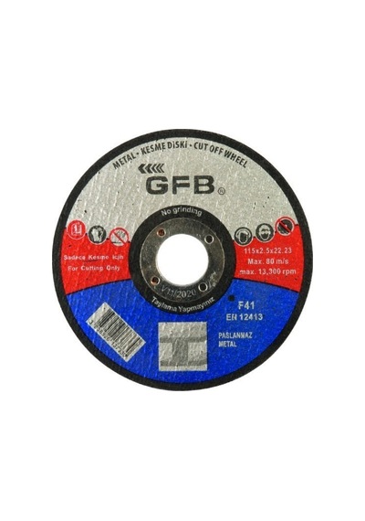 Gfb Metal Demir Kesici Taş 180 Mm