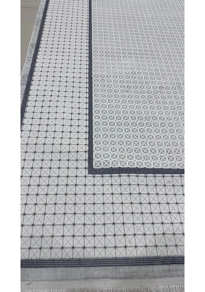 Safyün Halı Kadife Kf451 Gri 200 X 290 Renkli