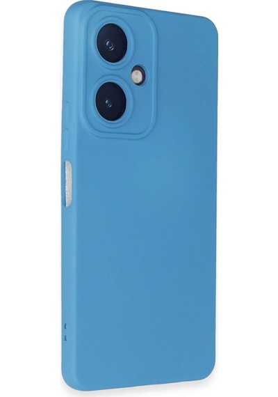 Newface - 195 - Vivo Y27 Kılıf Nano İçi Kadife Silikon - Edntrend - - Mavi