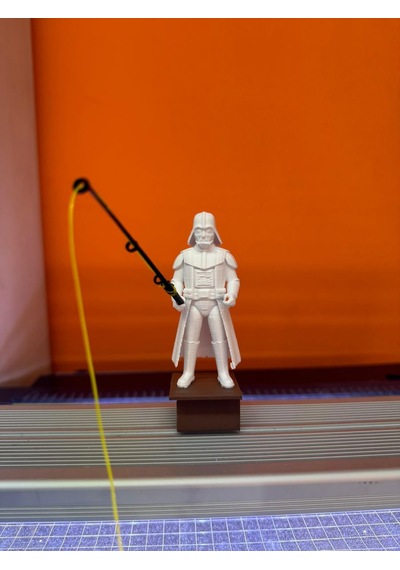 3d Balık Tutan Star Wars Beyaz