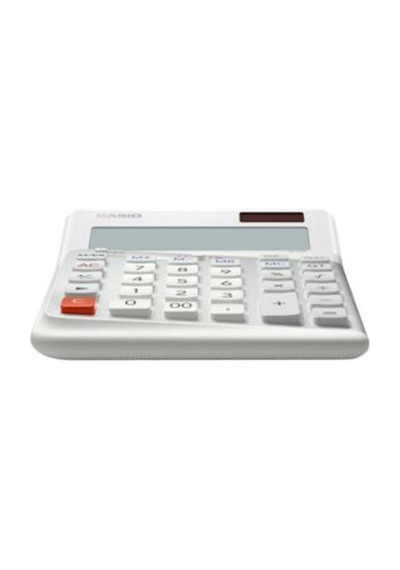 Casio De-12e-we Beyaz 12 Hane Masa Üstü Ergonomik Tuşlu Hesap Makinesi Diğer
