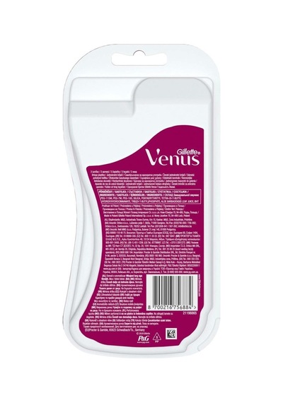 Gillette Venus Smooth Miami Kadın Tıraş Bıçağı 3'lü