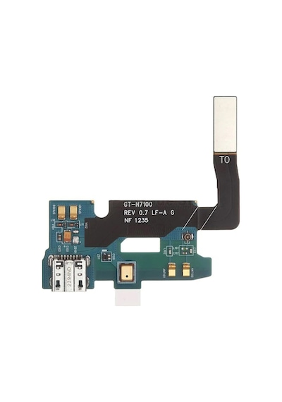 Samsung Galaxy Uyumlu  Note 2 N7100 Şarj Soketli Mikrofon Bordu Gt-n7100 Gt-n7105