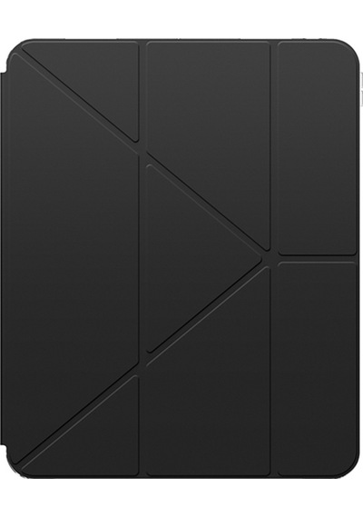 Apple Uyumlu iPad  Pro 11 2024 Amazingthing Minimal Serisi Katlanabilir Standlı Kılıf Siyah Kapaklı Kılıf