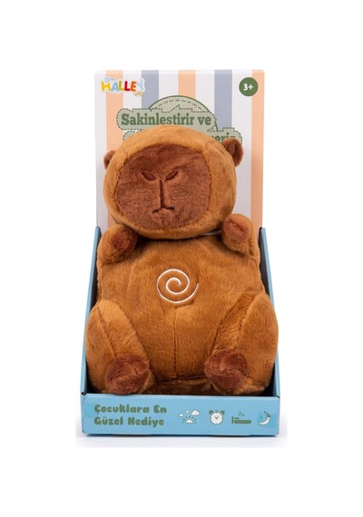 Pl50123 28 Cm Işıklı Müzikli Peluş Oyuncak Peluş Duygusal