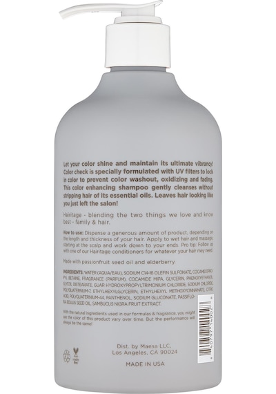 Hairitage Renk Kontrolü ve Bakımı Şampuan 384ML