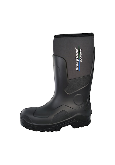 Polly Boot Ranger Outdoor Poliüretan Neopren Avcı Balıkçı Çizmesi Siyah