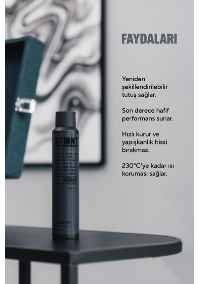Stmnt Hafif Yapılı Saç Sabitleyici Sprey 200ml