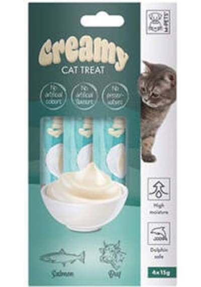 Somonlu Ve Biftekli Krema Kedi Ödül Maması 4x15 Gr