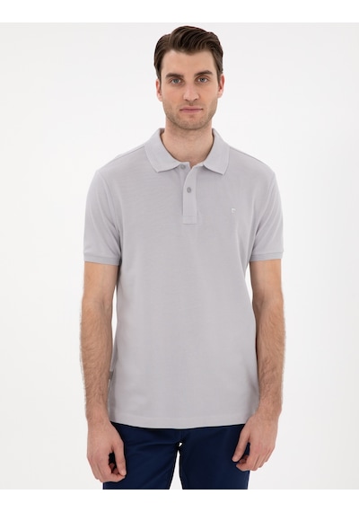 Pierre Cardin Erkek Açık Gri Tişört Basic 50302561-vr001 Açik Gri