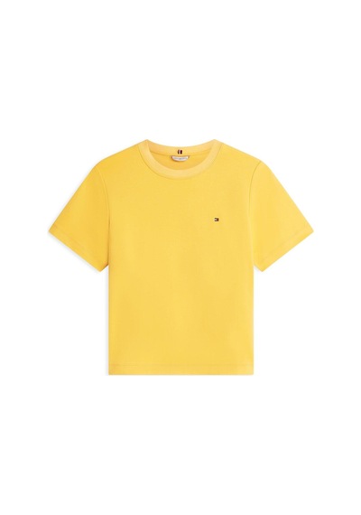 Boxy Interlock Ss C-nk Tee Turuncu