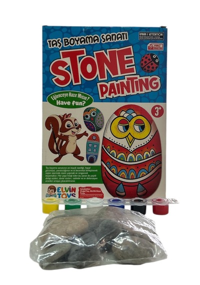 Stone Painting Taş Boyama Sanatı Renkli, Eğlenceli Ve Yaratıcı Hobi Seti