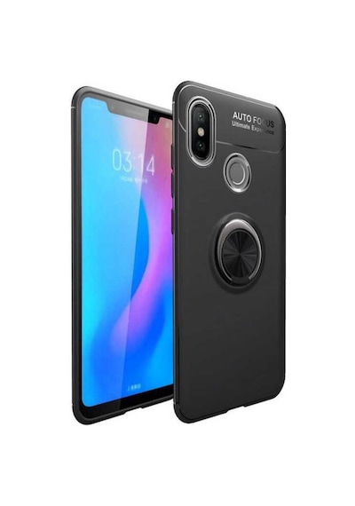 Xiaomi Mi A2 Yüzüklü Manyetik Ravel Kilif Kirilmaz Ekran Koruyucu 514180259