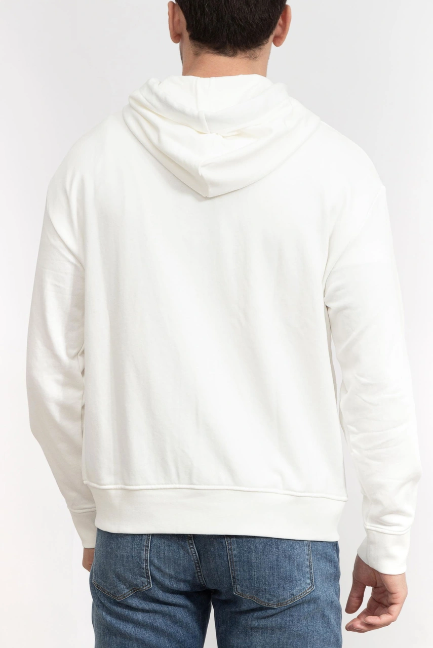 Armani Exchange Armani Fermuarlı Erkek Sweat Beyaz