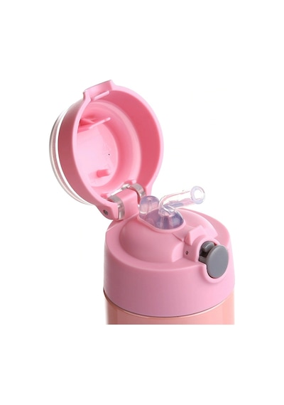 Baby Plus Çelik Termoslu Matara 350 Ml Pembe