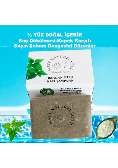 Isırgan Otlu Katı Şampuan Doğal İçerik