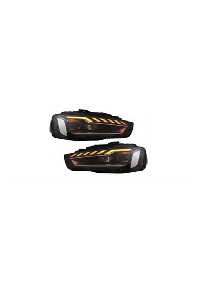 A4 2012-2015 Içın Uyumlu Led Far Full Led - 2019+ Görünüm Hıd Xenon Farlı Model İçin