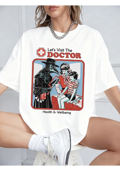 Noıssey Urban Pop Graphic Kadın Tişört Koleksiyonukod 5588 Beyaz