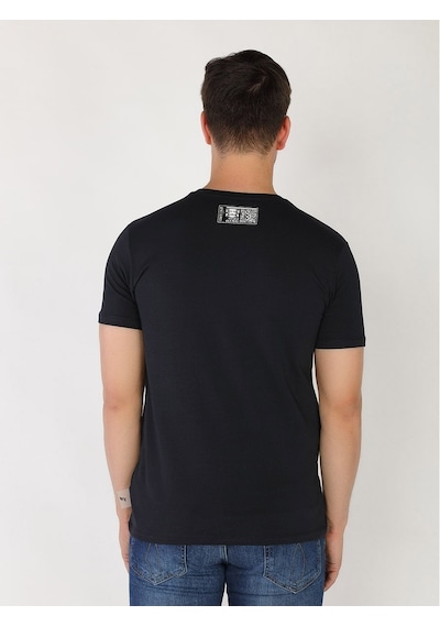 Roberto Cavalli Erkek Tshirt /M.Rob.0421.14022 -Lacivert