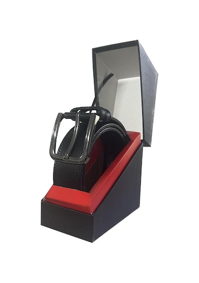 Fossil Siyah Hakiki Deri Spor Erkek Kemeri 4cm-105 Siyah