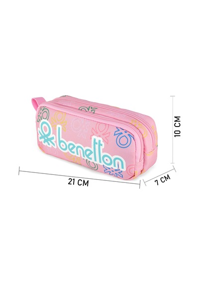 Unıted Colors Of Benetton Kız Çocuk Kalemlik 13037 Pembe-Turkuaz