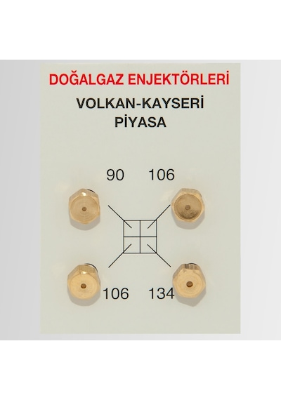 Doğalgaz Ocak Dönüşüm Meme Takımı Piyasa