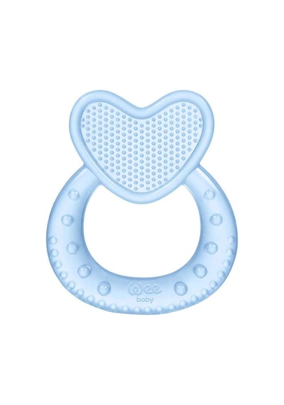 Wee Baby 912 Kalpli Silikon Diş Kaşıyıcı Mavi