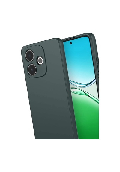 Oppo A5 Pro 4g First Silikon - Koyu Yeşil -