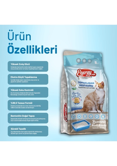 Kedi Kumu Sabun Kokulu 10 Lt - 2 Adet