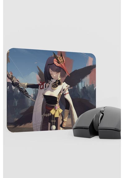 Kujou Sara Genshin Impact Anime Oyuncu V2 - 22x18 Gaming Mouse Pad Fare Altlığı