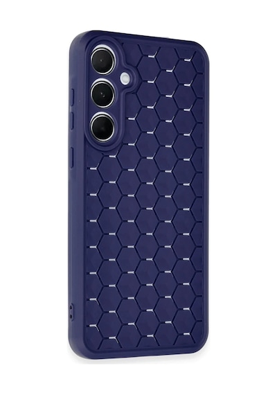 Samsung Galaxy A25 5g Kılıf Petek Silikon Kapak - Lacivert 0.2M-Çok Renkli