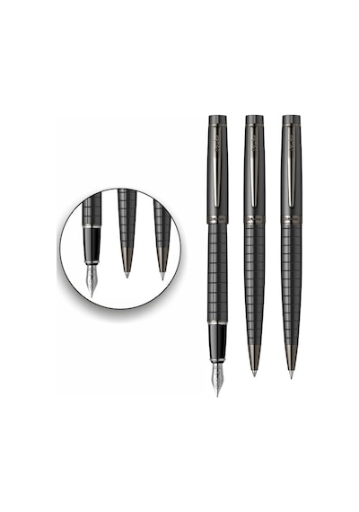 Scrikss Isminize Özel 38 Mat Siyah 3 Lü Set Dolma+Tükenmez+Versat