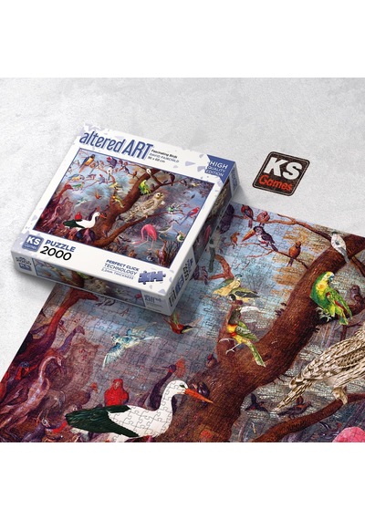 22515 Fascinating Birds 2000 Parça Puzzle -ks Puzzle Standart