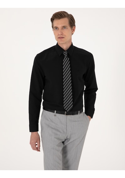 Pierre Cardin Erkek Siyah Gömlek Basic 50316734-vr046 Siyah