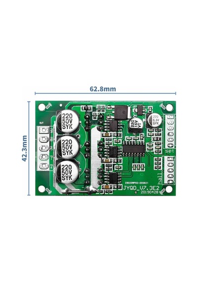 Dc 12v 36v 15a 500w Fırçasız Motor Sürücü Pwm Bldc Kontrol Kartı Jyqd-v7.3e2 120