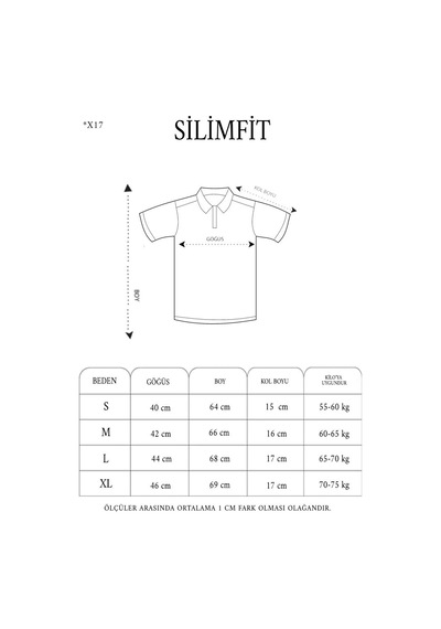 Erkek Polo Yaka Tişört Slim Fit Dokuma Çizgili T-shirt - Mavi
