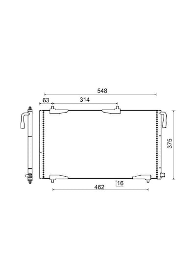 Mahle Ac501000s Klima Radyatörü Kondenser Peugeot P206 98 09 1.1-1.4-1.6-2.0-1.4hdı-1.6hdı 6455.cj-6455.ch-6455.fy-9651867080 -