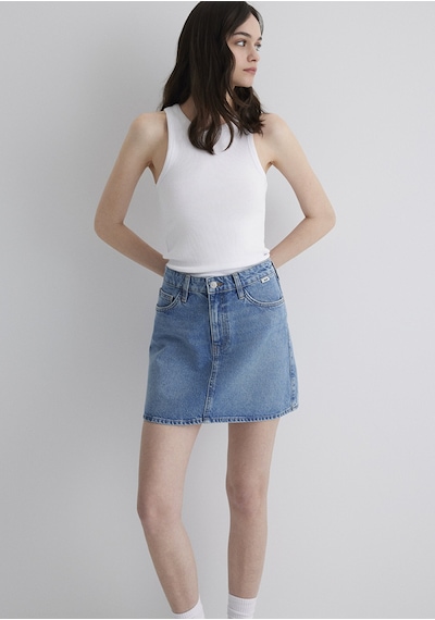 Mavi - Bailey Classic Denim Gölgeli İndigo Mavisi Jean Etek 1310204-87098 Mavi