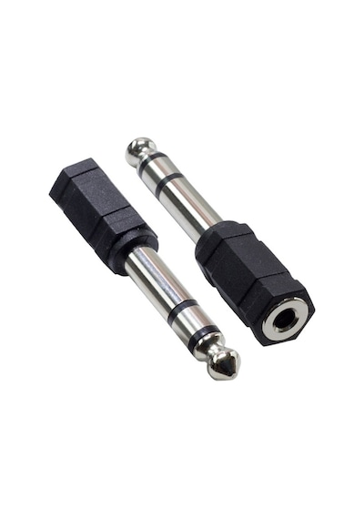 6.3 Mm Stereo Erkek/3.5mm Dişi Çevirici 3.5mm-6.3mm Yükseltici