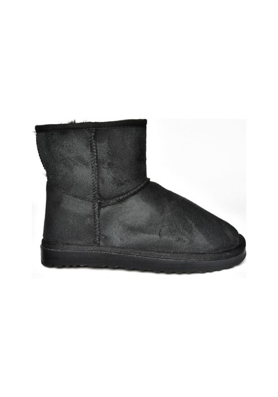 Fox Shoes R612026502 Siyah Süet İçi Tüylü Kadın Bot Siyah