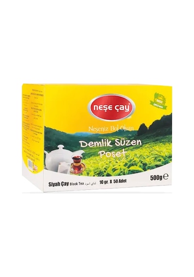 Neşe Çay Siyah Demlik Poşet Çay 50 x 10 G
