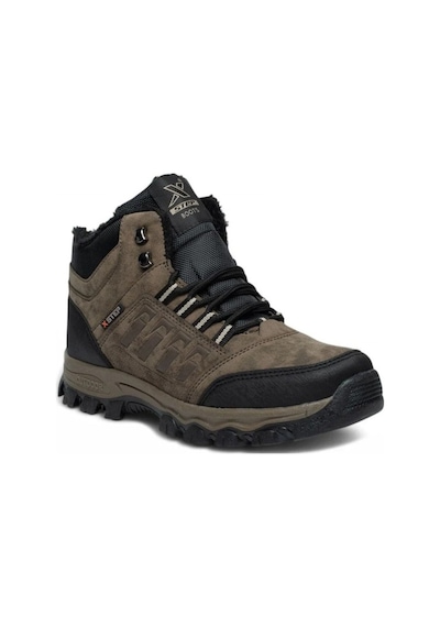 Xstep X6-27 Deri Trekking Kar Kış Outdoor Erkek Bot Vizon