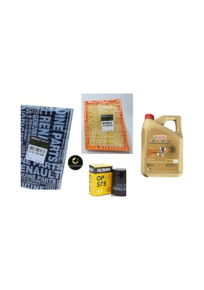 Renault Megane 4 1.6 Benzinli Filtre Set Castrol Edge 4 Litre Mot