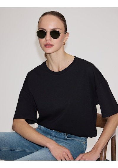 Pierre Cardin Kadın Siyah Tişört 50325455-vr046